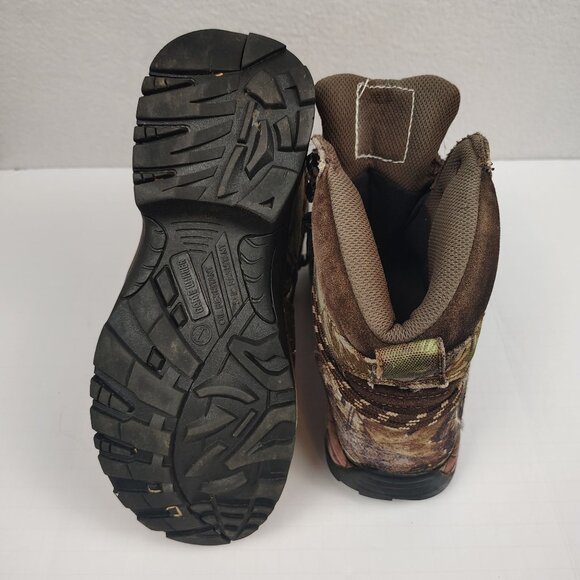 Game Winner Camo Boots Big Kid Boys sz 7 Hunting Hiking Lace Up - Picture 5 of 11